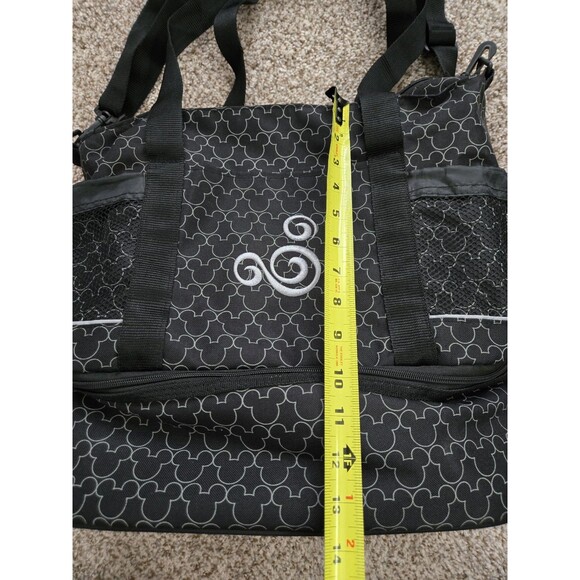 DISNEY Mickey Mouse Embroidered Tote Bag with Zip Cooler Compartment *EUC* - Picture 7 of 7